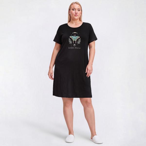 Plus Size Rene Rofe(R) Celestial Dreamer Nightshirt
